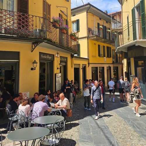 義大利科莫湖必玩 Lago di Como - Bellagio 貝拉焦 = 貝拉吉歐 - Vecchio Borgo - Risto Pizza
