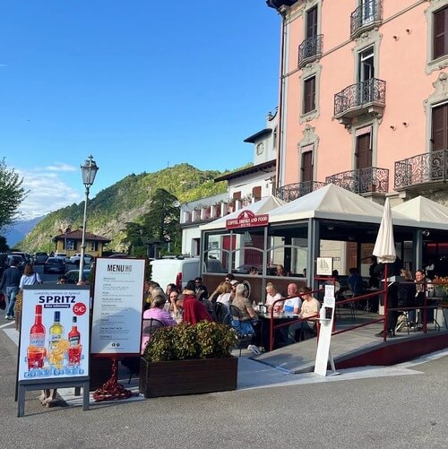 義大利科莫湖必玩 Lago di Como - Varenna 瓦倫納 = 瓦倫娜 - Bar La Cambusa