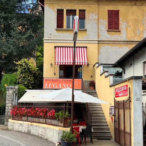 義大利科莫湖必玩 Lago di Como - Menaggio 梅納焦 = 梅納喬 - Restaurant-Pizzeria Lugano