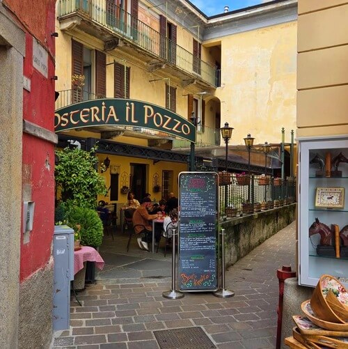 義大利科莫湖必玩 Lago di Como - Menaggio 梅納焦 = 梅納喬 - Osteria Il Pozzo